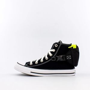 🆕Converse | CTAS Black/White/Volt Glow Buckle Up Hi Sneakers Mens Size 12 & 13